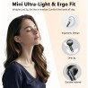 Ecouteurs bleutooth sans fil, écouteurs bleutooth 5.4 2025 écouteurs sans fil avec 4 enc réduction de bruit mic, ip7 étanches or