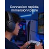 Soundcore q20i casque bluetooth sans fil rougeucteur de bruit hybride active by anker, casque over ear, jusqu'à 40 heures d'auto