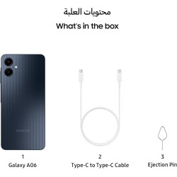 Samsung Galaxy A06 4GB+64GB [Version Internationale] (Noir)