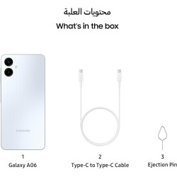 Samsung Galaxy A06 4GB+64GB [Version Internationale] (Bleu Clair)