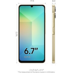 Samsung galaxy a06 4gb+64gb [version internationale] (or)