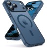 Oududianzi-Coque pour iPhone 17 Pro Max Compatible avec MagSafe Magnétique, Housse de Arrière Translucide Givrée PC, TPU Silicon