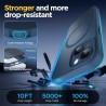 Oududianzi - Coque pour iPhone 15 Compatible avec MagSafe Magnétique, Housse de Arrière Translucide Givrée PC, TPU Silicone Bump