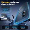 Oududianzi - Coque pour iPhone 16 Compatible avec MagSafe Magnétique, Housse de Arrière Translucide Givrée PC, TPU Silicone Bump