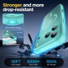 Oududianzi-Coque pour iPhone 17 Pro Max Compatible avec MagSafe Magnétique, Housse de Arrière Translucide Givrée PC, TPU Silicon