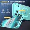 Oududianzi-Coque pour iPhone 17 Pro Max Compatible avec MagSafe Magnétique, Housse de Arrière Translucide Givrée PC, TPU Silicon