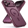 Oududianzi-Coque pour iPhone 17 Pro Max Compatible avec MagSafe Magnétique, Housse de Arrière Translucide Givrée PC, TPU Silicon