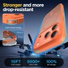 Oududianzi-coque pour iphone 17 pro max compatible avec magsafe magnétique, housse de arrière translucide givrée pc, tpu silicon