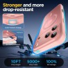 Oududianzi-Coque pour iPhone 17 Pro Max Compatible avec MagSafe Magnétique, Housse de Arrière Translucide Givrée PC, TPU Silicon