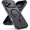 Oududianzi-Coque pour iPhone 17 Pro Max Compatible avec MagSafe Magnétique, Housse de Arrière Translucide Givrée PC, TPU Silicon