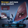 Oududianzi - Coque pour iPhone 15 Compatible avec MagSafe Magnétique, Housse de Arrière Translucide Givrée PC, TPU Silicone Bump