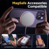 Oududianzi - Coque pour iPhone 15 Compatible avec MagSafe Magnétique, Housse de Arrière Translucide Givrée PC, TPU Silicone Bump