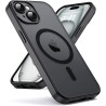 Oududianzi - Coque pour iPhone 15 Compatible avec MagSafe Magnétique, Housse de Arrière Translucide Givrée PC, TPU Silicone Bump