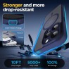 Oududianzi-coque pour iphone 15 pro max compatible avec magsafe magnétique, housse de arrière translucide givrée pc, tpu silicon
