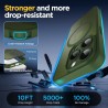 Oududianzi-coque pour iphone 15 pro compatible avec magsafe magnétique, housse de arrière translucide givrée pc, tpu silicone bu