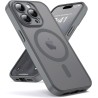 Oududianzi-coque pour iphone 15 pro max compatible avec magsafe magnétique, housse de arrière translucide givrée pc, tpu silicon