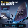 Oududianzi-Coque pour iPhone 15 Pro Max Compatible avec MagSafe Magnétique, Housse de Arrière Translucide Givrée PC, TPU Silicon