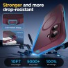 Oududianzi - Coque pour iPhone 16 Compatible avec MagSafe Magnétique, Housse de Arrière Translucide Givrée PC, TPU Silicone Bump