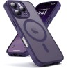 Oududianzi-Coque pour iPhone 16 Pro Max Compatible avec MagSafe Magnétique, Housse de Arrière Translucide Givrée PC, TPU Silicon