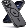 Oududianzi-Coque pour iPhone 16 Pro Max Compatible avec MagSafe Magnétique, Housse de Arrière Translucide Givrée PC, TPU Silicon