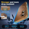 Oududianzi-coque pour iphone 17 compatible avec magsafe magnétique, housse de arrière translucide givrée pc, tpu silicone bumper