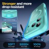 Oududianzi-Coque pour iPhone 17 Pro Compatible avec MagSafe Magnétique, Housse de Arrière Translucide Givrée PC, TPU Silicone Bu