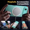 Oududianzi-Coque pour iPhone Air Compatible avec MagSafe Magnétique, Housse de Arrière Translucide Givrée PC, TPU Silicone Bumpe
