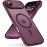 Oududianzi-Coque pour iPhone Air Compatible avec MagSafe Magnétique, Housse de Arrière Translucide Givrée PC, TPU Silicone Bumpe