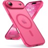 Oududianzi-Coque pour iPhone Air Compatible avec MagSafe Magnétique, Housse de Arrière Translucide Givrée PC, TPU Silicone Bumpe