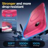 Oududianzi-Coque pour iPhone Air Compatible avec MagSafe Magnétique, Housse de Arrière Translucide Givrée PC, TPU Silicone Bumpe
