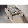 GTV - Système de Tiroirs Axis Pro, Ensemble de Tiroirs, Extraction Totale, Amortissement Intégré, Charge 40 kg, Tiroir Coulissan