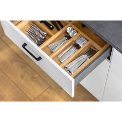 GTV - Système de Tiroirs Axis Pro, Ensemble de Tiroirs, Extraction Totale, Amortissement Intégré, Charge 40 kg, Tiroir Coulissan