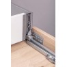 GTV - Système de Tiroirs Axis Pro, Ensemble de Tiroirs, Extraction Totale, Amortissement Intégré, Charge 40 kg, Tiroir Coulissan