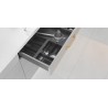 GTV - Système de Tiroirs Axis Pro, Ensemble de Tiroirs, Extraction Totale, Amortissement Intégré, Charge 40 kg, Tiroir Coulissan