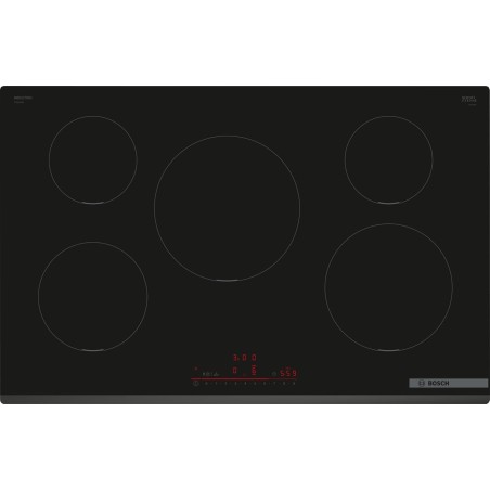 Bosch PIV831HB1E Série 6, Plaque Intégrée Induction 80 cm Noir