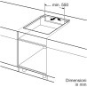 Bosch PIV831HB1E Série 6, Plaque Intégrée Induction 80 cm Noir