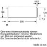 SIEMENS Tiroir chauffe plat BI510CNR0, hauteur 14 cm, Température de 40° à 80°