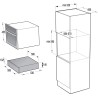 Gorenje wd1410 x 19.8l 410 W Acier inoxydable Tiroir et de chauffage – Appareil (intérieur, 19,8 l, acier inoxydable, 80 tasses,
