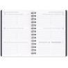 Legami - Agenda hebdomadaire Spiralata Small 2026, Moth, Special Edition, 12 mois petit, fermeture avec élastique, journal de ja