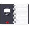 Legami - Agenda hebdomadaire Spiralata Small 2026, Moth, Special Edition, 12 mois petit, fermeture avec élastique, journal de ja