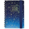 Legami - Agenda hebdomadaire Spiralata Small 2026, Stars, 12 mois petit, fermeture avec élastique, journal de janvier 2026 à déc