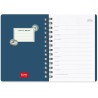 Legami - Agenda hebdomadaire Spiralata Small 2026, Travel Stickers, 12 mois petit, fermeture avec élastique, journal de janvier 