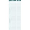 Exacompta - Réf. 5380E - 1 carnet spiralé "A faire ce jour" - avec liste des tâches en page droite et planning horaire en page d