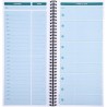 Exacompta - Réf. 5380E - 1 carnet spiralé "A faire ce jour" - avec liste des tâches en page droite et planning horaire en page d