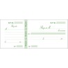 Exacompta - Réf. 10E - 1 Carnet à souche REÇUS - 50 feuillets papier chèque amagnétique 95g/m2 Clairefontaine - Chaque feuillet 