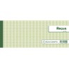Exacompta - Réf. 25E - 1 Carnet à souche REÇUS - 50 feuillets papier chèque amagnétique 95g/m2 Clairefontaine - Chaque feuillet 