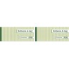Exacompta - Réf. 42E - 1 Carnet à souche QUITTANCES DE LOYER - 50 feuillets papier chèque amagnétique 95g/m2 Clairefontaine - Ch