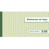 Exacompta - Réf. 40E - 1 "Carnet à souche QUITTANCES DE LOYER - 50 feuillets papier chèque amagnétique 95g/m2 Clairefontaine - C