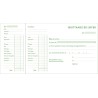 Exacompta - Réf. 40E - 1 "Carnet à souche QUITTANCES DE LOYER - 50 feuillets papier chèque amagnétique 95g/m2 Clairefontaine - C