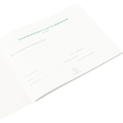 Exacompta - Réf. 5090E - 1 carnet de bord pour le suivi des déplacements - 64 pages - permet de consigner l'identité du conducte